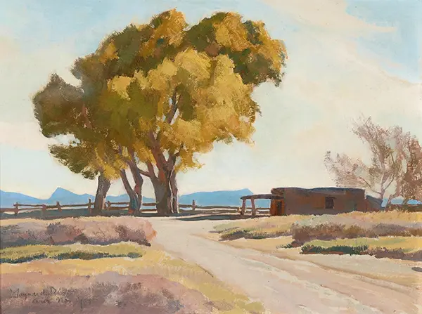 Homestead 1943 By Maynard Dixon