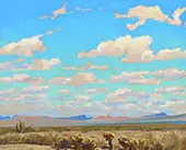 Clouds of a Summer Afternoon By Maynard Dixon
