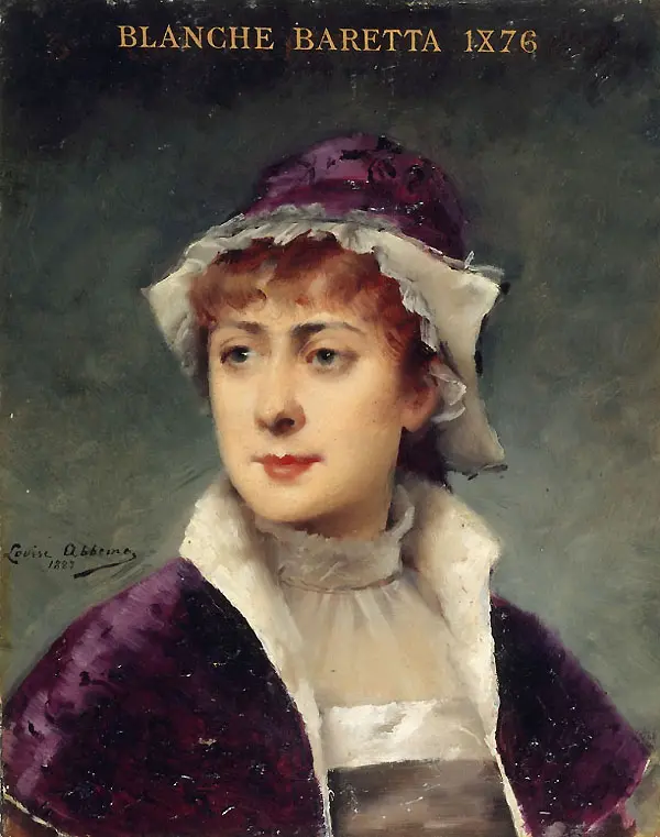Portrait of Blanche Baretta By Louise Abbema