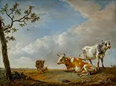 Animals Resting in the Pasture By Paulus Potter
