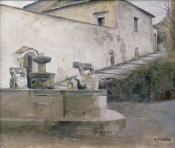 The Fountain Italy By Carl Holsoe