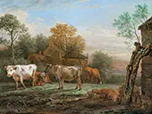 Cows and Pigs in a Meadow By Paulus Potter