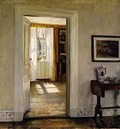 Interior with Garden By Carl Holsoe