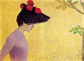 Young Girl Profile By Aristide Maillol