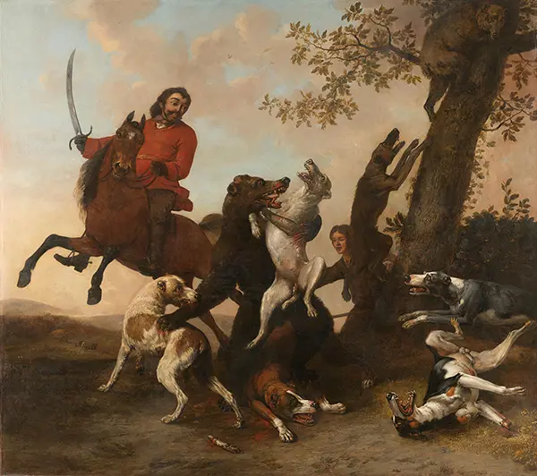 The Bear Hunt By Paulus Potter