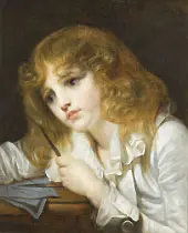 The Little Mathematician By Jean Baptiste Greuze