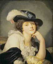 Portrait of a Woman By Jean Baptiste Greuze