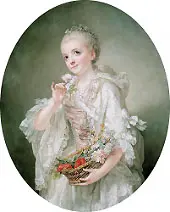 Madeleine Barberie De Courteille By Jean Baptiste Greuze