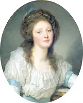 Madame Mercier Wife of Louis Sebastien Mercier By Jean Baptiste Greuze