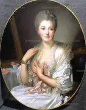 Madame Courcelles By Jean Baptiste Greuze