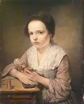 Girl with a Doll 1750 By Jean Baptiste Greuze