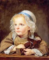 Doll Capuchin 1765 By Jean Baptiste Greuze