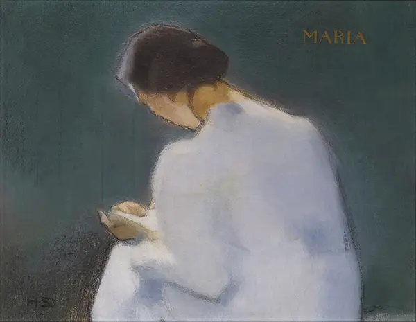 Maria By Helene Schjerfbeck