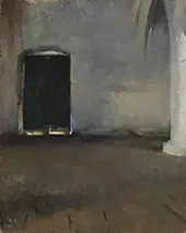 The Door By Helene Schjerfbeck