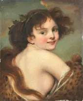 A Bacchante By Jean Baptiste Greuze