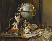 The Globetrotters By Henriette Ronner Knip