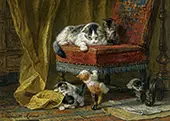 Mothers Pride By Henriette Ronner Knip