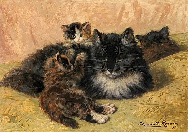 A Gentle Provocation By Henriette Ronner Knip