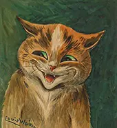 Kaleidoscope Cats I By Louis Wain