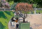 Luxembourg Gardens By Theophile Alexandre Steinlen