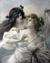 Two Virgins By Edouard Bisson