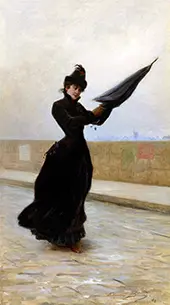 A Windy Day By Edouard Bisson