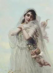 An Allegory of Spring 1891 By Edouard Bisson