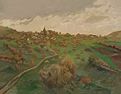 Views of Belmont near Lausanne Autumn Landscape By Theophile Alexandre Steinlen