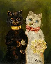 Cat Wedding By Louis Wain