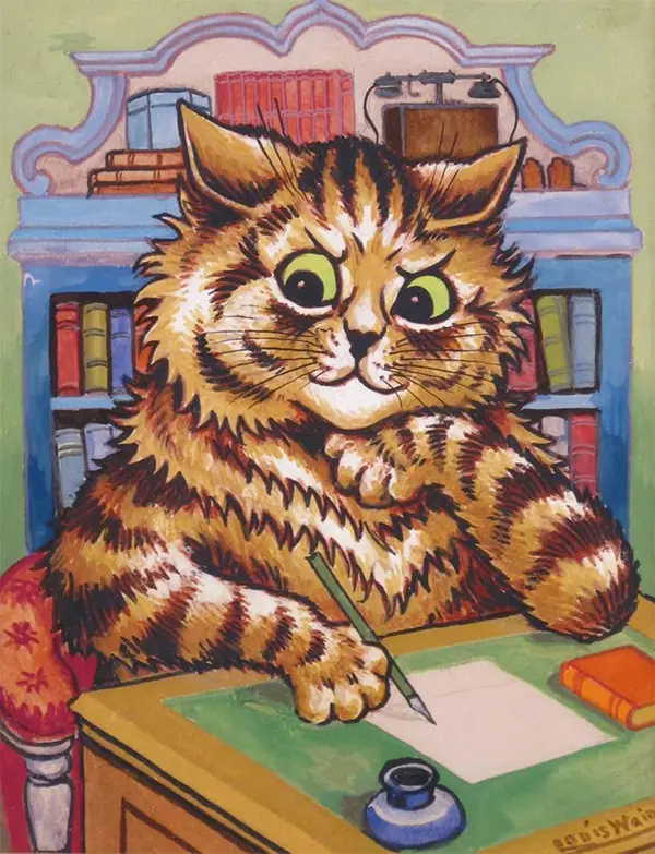 The Consultant By Louis Wain