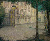 Place de La Carriere in the Moonlight Nancy, 1927 By Henri Le Sidaner