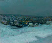 Snow in the Moonlight, 1903 By Henri Le Sidaner