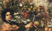 The Flower Seller By Antonio Mancini