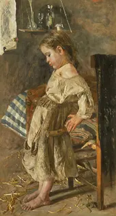 The Poor Child By Antonio Mancini
