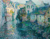 The Old Houses Quimperle, 1919 By Henri Le Sidaner