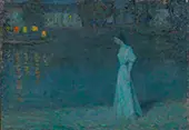 Time to Collect, 1896 By Henri Le Sidaner