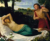 Cupid and Psyche By Alphonse Legros