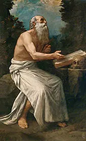 Saint Jerome By Alphonse Legros