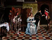 The Suitor By Henry Gillard Glindoni