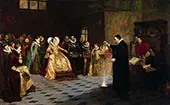 John Dee Performing an Experiment before Queen Elizabeth I By Henry Gillard Glindoni
