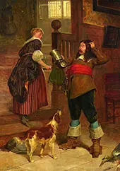 Defeated 1880 By Henry Gillard Glindoni