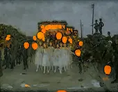 The Lantern Parade, 1918 By Thomas Cooper Gotch