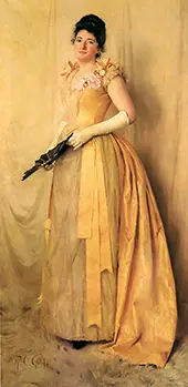 Portrait of Mrs. John Crooke By Thomas Cooper Gotch