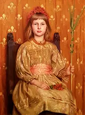 My Crown and Sceptre, 1891 By Thomas Cooper Gotch