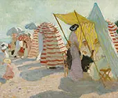 Morning on the Beach c1909 By Emanuel Phillips Fox