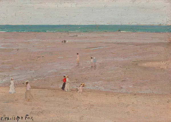 By the Sands c1909 By Emanuel Phillips Fox
