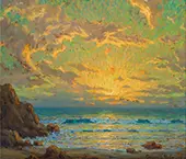 Sunset By Granville Redmond