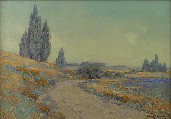 Road Through a Field of Wildflowers, 1913 By Granville Redmond