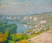 The Village of Les Andelys By Emanuel Phillips Fox