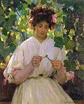 Loves Me Loves Me Not By Emanuel Phillips Fox